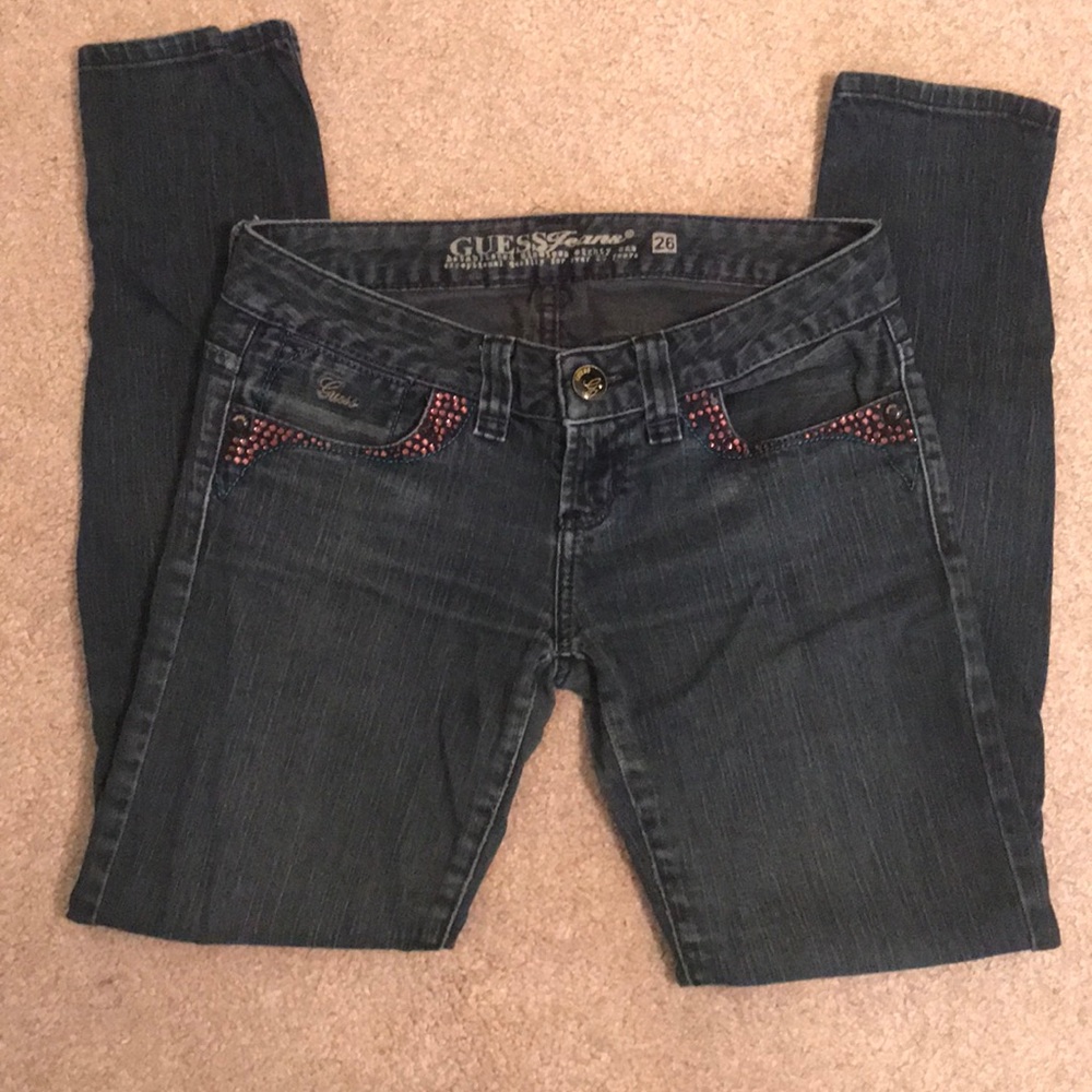 Guess Jeans Rhinestone skinny jeans